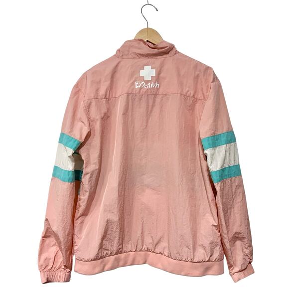 Pink Dolphin Jacket Windbreaker Pullover Mens Large Streetwear Rare Ghost Nylon - Picture 3 of 6